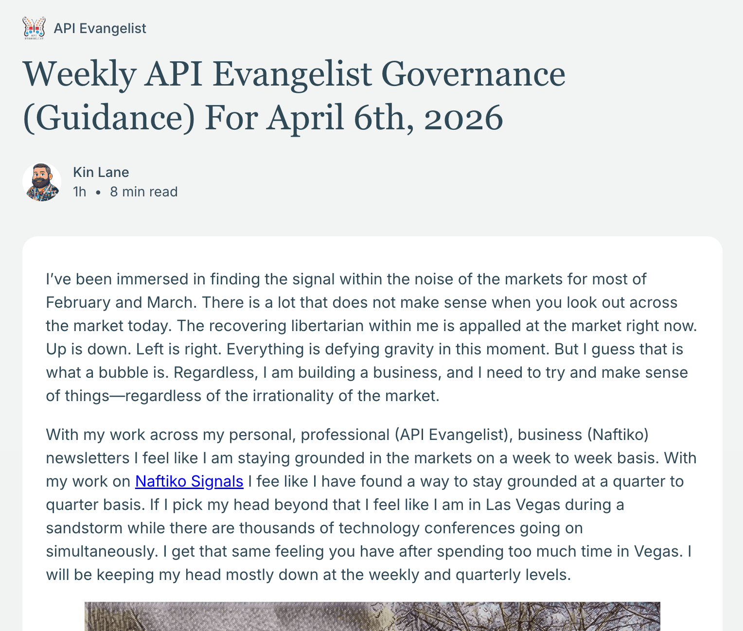 A Kit broadcast published as a public article on Commune